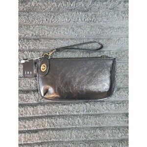 JOY SUSAN Mini Crossbody Wristlet Clutch Black NWT